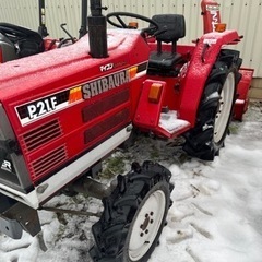 【ネット決済・配送可】シバウラ　トラクター除雪機