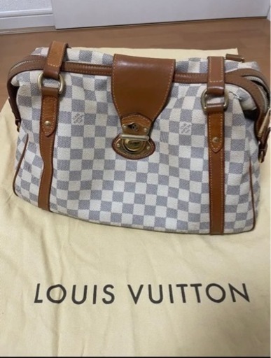 LOUIS VUITTON ストレーザーPM ダミエ アズール ハンドバッグ