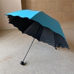 折り畳み傘(ブルー)、差し上げます