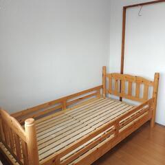 シングル木製ベッド【美品】