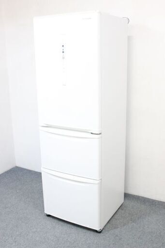 パナソニック 3ドア冷凍冷蔵庫 自動製氷 365L NR-C370C-W ピュアホワイト 2019年製 Panasonic  中古家電 店頭引取歓迎 R4973)