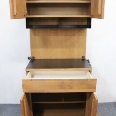 unico/ウニコ キッチンボード ワイス WYTHE 幅80 北欧テイスト 天然木 