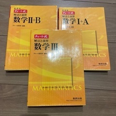 チャート式 解法と演習 数学  3冊セット