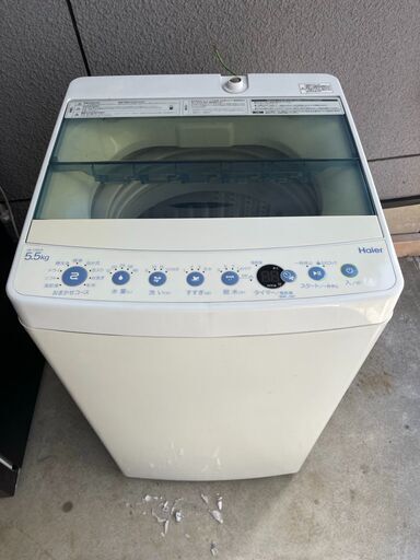 ■都内近郊無料で配送、設置いたします■2019年製　洗濯機　ハイアール　JW-C55CK　5.5キロ■R01