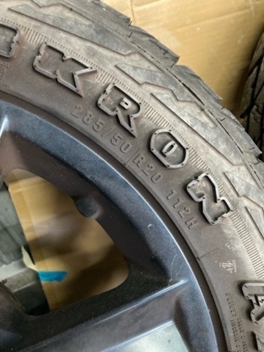 タイヤホイール 20インチ 9.5J-5 pcd150 ランクル 100系
