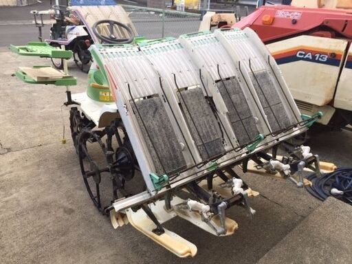 YANMAR ヤンマー 乗用田植機 PeS-1 4条植え 稼働OK パワステ ...