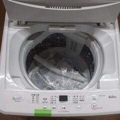 【店頭受け渡し】YAMADA　SELECT　全自動洗濯機　6.0kg　YWM-T60H1　2021年製　中古品