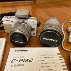 [取引先決定]OLYMPUS E-PM2 ミラーレス一眼　ダブル...