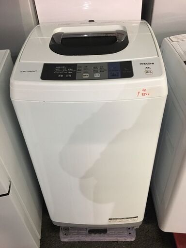 2024高い素材  ☆中古 激安！！￥9,800！！HITACHI　日立　5.0kg洗濯機　家電　2017年製　NW-50A型　幅54cmｘ奥行51cmｘ高さ97cm　【BBM061】 洗濯機