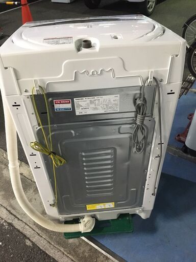 ☆中古 激安！！￥12,000！！TOSHIBA　東芝　7.0kg洗濯機　家電　2018年製　AW-7G6型　幅56cmｘ奥行58cmｘ高さ99cm　【BBM062】
