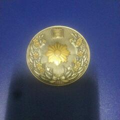 大阪府警察本部長昭和51年記念メダル大きさ5.5センチ重さ100グラム