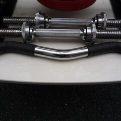 ☆ファイティングロード FIGHTINGROAD バーベル・ダンベルセット 55kg 波形シャフトバー&ダンベルシャフト計3本◆ジム代も浮いて自宅でトレーニング ☆ファイティングロード FIGHTINGROAD バーベル・ダンベルセット 55kg