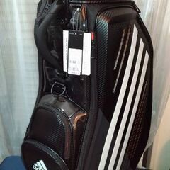 新品 アディダス ゴルフ メンズ ツアー モールドデザイ キャディバッグ 9.5型 GUW08 未使用