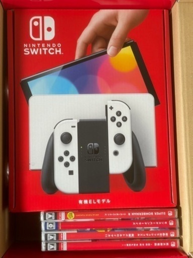 ニンテンドースイッチ セット 有機ELモデル 福袋 モンハンライズ 桃太郎電鉄