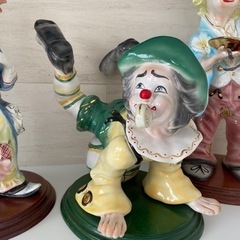 イタリア製ピエロの置物