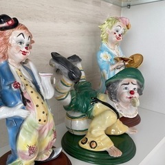 イタリア製ピエロの置物