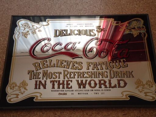 最安値 コカコーラ アンティーク鏡 インテリア小物 Acersaecuador Com