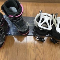 取りに来てくれる方限定】スノボ4点セット?