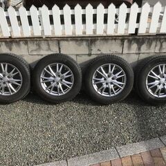 最終値下げ】【美品】195/65R15 2017年製 バリ山スタッドレスタイヤ 4 