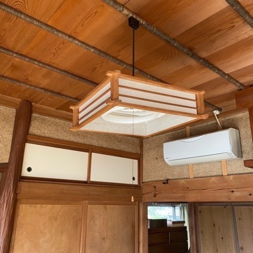 古民家 天井照明 照明5個セット ライト 電気 日本家屋 和モダン 建具 和風 昭和 和室 シーリングライト すずきうさぎ 航空公園の照明器具の中古あげます 譲ります ジモティーで不用品の処分