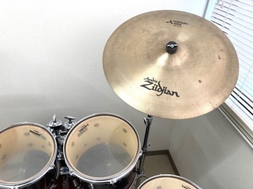 【引き取り限定】◆YAMAHA◆ドラムセット STAGE CUSTOM ADVANTAGE NOUVEAU ＋ Zildjian シンバルセット