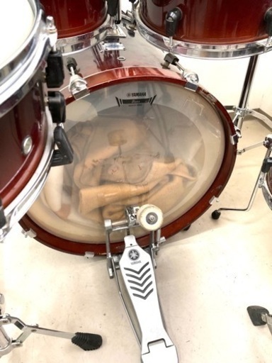 【引き取り限定】◆YAMAHA◆ドラムセット STAGE CUSTOM ADVANTAGE NOUVEAU ＋ Zildjian シンバルセット