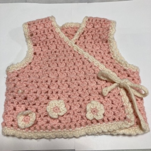 赤ちゃんベビー手編みベスト女の子 ニキ 日野のベビー用品 ベビー服 の中古あげます 譲ります ジモティーで不用品の処分