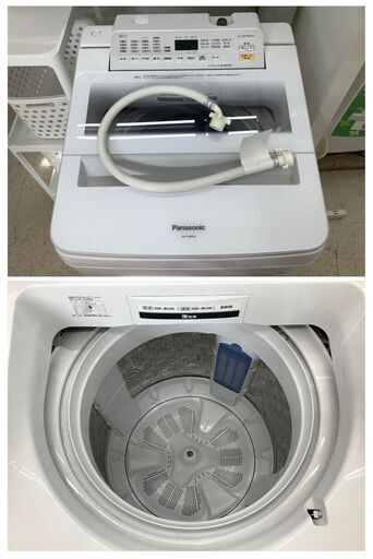 Panasonic/パナソニック 8kg 洗濯機 NA-FA80H6 2019年製 WH【ユーズドユーズ名古屋天白店】 J1454