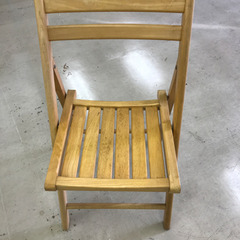 【取引決定】0115-027 木製折りたたみ椅子①