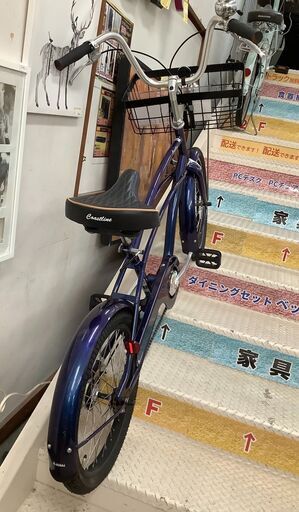【値下げしました】coastline 自転車 20インチ ネイビーブルーカラー【ユーズドユーズ名古屋天白店】 J1457 値下げしました】coastline 自転車 20インチ ネイビーブルーカラー