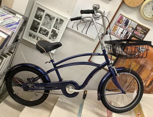 【値下げしました】coastline 自転車 20インチ ネイビーブルーカラー【ユーズドユーズ名古屋天白店】 J1457