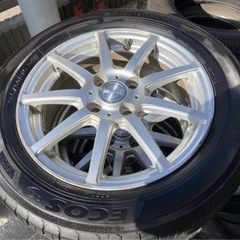 🌟✨2020年製ヨコハマタイヤ‼️アクア等 wedsアルミ‼️配送無料‼️✨🌟YOKOHAMA ECOS 185/60R15 weds（ravrion）アルミ※配送可能エリア有