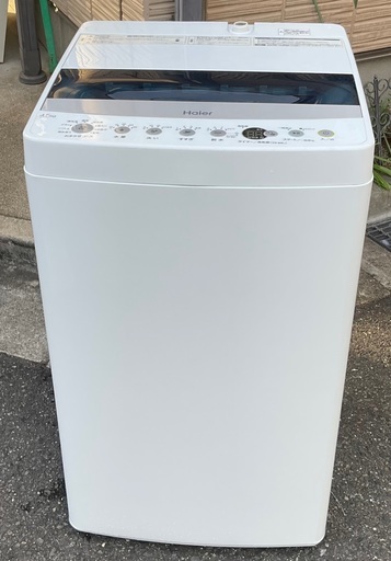 【RKGSE-664】特価！ハイアール/Haier/4.5kg/全自動洗濯機/JW-C45D/中古/2019年製/当社より近隣地域無料配達