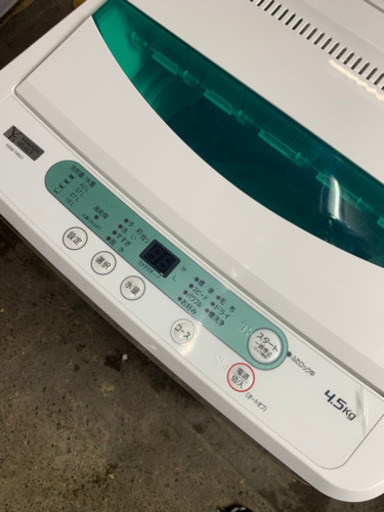 札幌市内配送無料 新生活応援セール 美品 19年製 YAMADA ヤマダ 全自動洗濯機 4.5kg YWM-T45G1