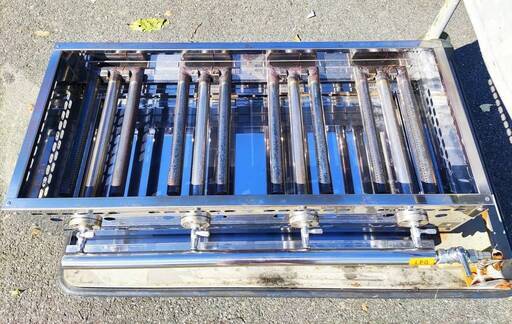 たこ焼き機 プロパン LPガス用 4連 112穴 直径約38㎜ 業務用 中古 付属