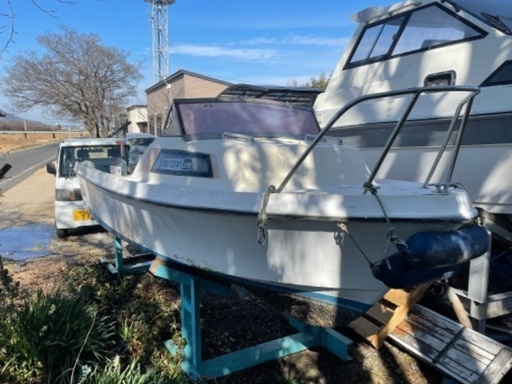 ボート　船　プレジャーボート　FISH-17B　船台付　船外機　ヤマハ　40　67C F40BET エンジン Yahoo!オークション - ボート 船 プレジャーボート FISH-17B