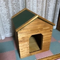 犬小屋（小型犬用）（手作り木製）