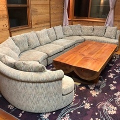 カリモク コーナーソファ