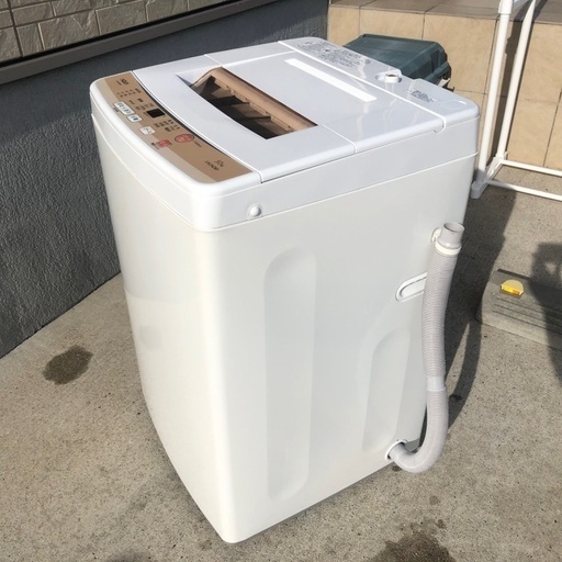 アクア 全自動洗濯機 5.0kg AQW-S50C 14年製 立体循環ジェット水流