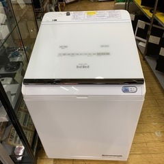 4/28 値下げ⭐️大型⭐️2019年製 HITACHI 12kg/6kg 縦型洗濯乾燥機 BEAT WASH BW-DX120C 日立 ビートウォッシュ 日本製の画像