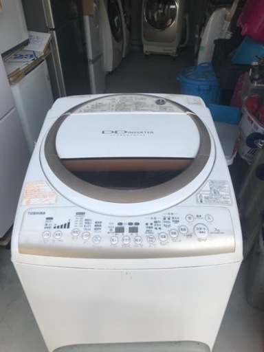 TOSHIBA 東芝　乾燥機能付き7kg洗濯機　AW-70VME1  2013年製