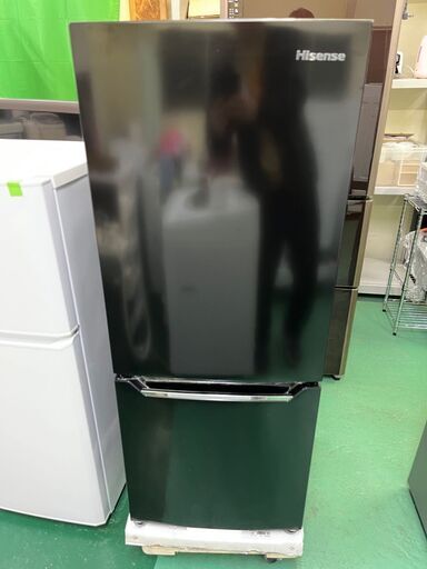 ★未使用品★HR-D15CB 2D冷蔵庫 2021年 Hisense ハイセンス 150L 黒 ブラック キッチン 生活家電
