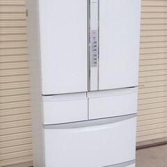 日立　冷凍冷蔵庫　475L 6ドア 観音開　 真空チルド 自動製...