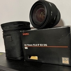 SIGMA 24-70mm F2.8 IF EX DGの画像