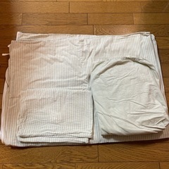 【1/31破棄予定】無印良品　布団カバー　ボックスシーツ　枕カバー