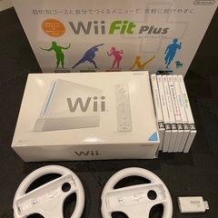 任天堂 Wii 本体 Wii Fit Plus ソフト5本付