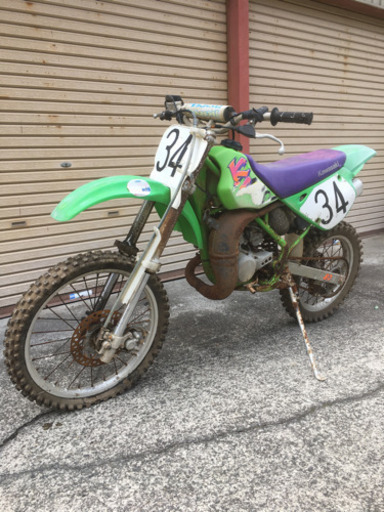 カワサキ KX80 レストアベース、部品取り車