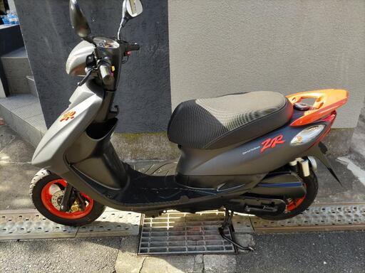 【希少灰橙】ヤマハ JOG-ZR(SA58J)4ST-FI車　2017年式!!　低燃費