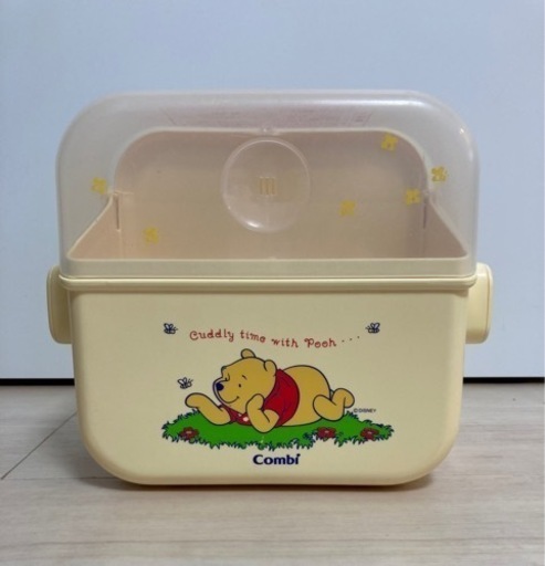 Combi 除菌じょーず 除菌じょ ず哺乳瓶消毒電子レンジ 除菌 保管ケース小物ケース付ディズニープーさん おまけ哺乳瓶 ももとなしとかきとみ 鳴尾 武庫川女子大前のベビー用品 授乳 お食事用品 の中古あげます 譲ります ジモティーで不用品の処分