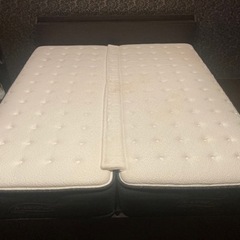 【商談成立】ニトリ クイーンベッド マットレス付き